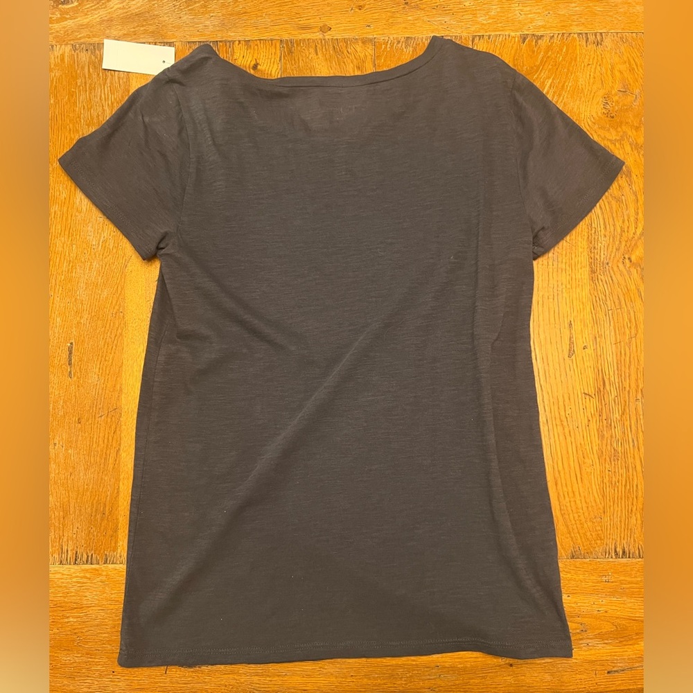 LOFT outlet Dark Gray Women’s Tee XS - Picture 3 of 4